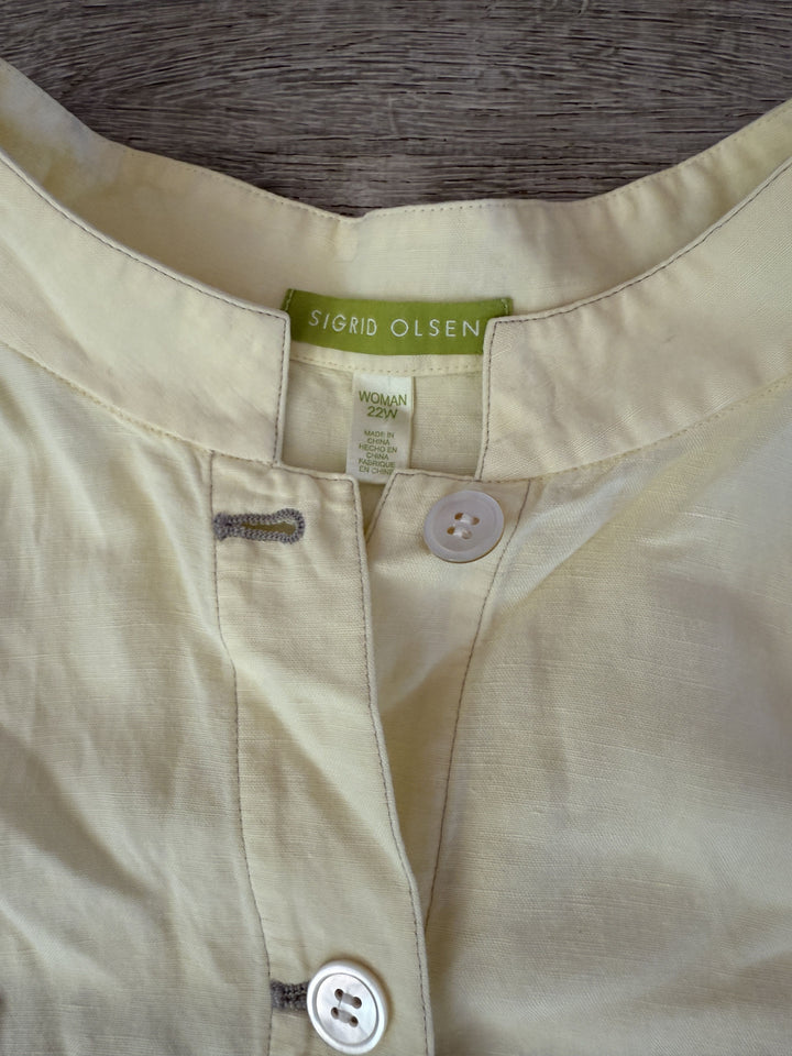 Sigrid Olsen Preowned great condition Size 22 Yellow Jacket