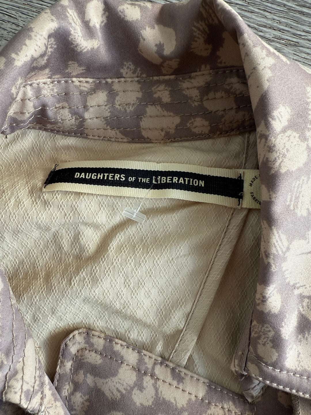 Daughters of the Liberation Preowned great condition Size 12 Taupe Trenchcoat