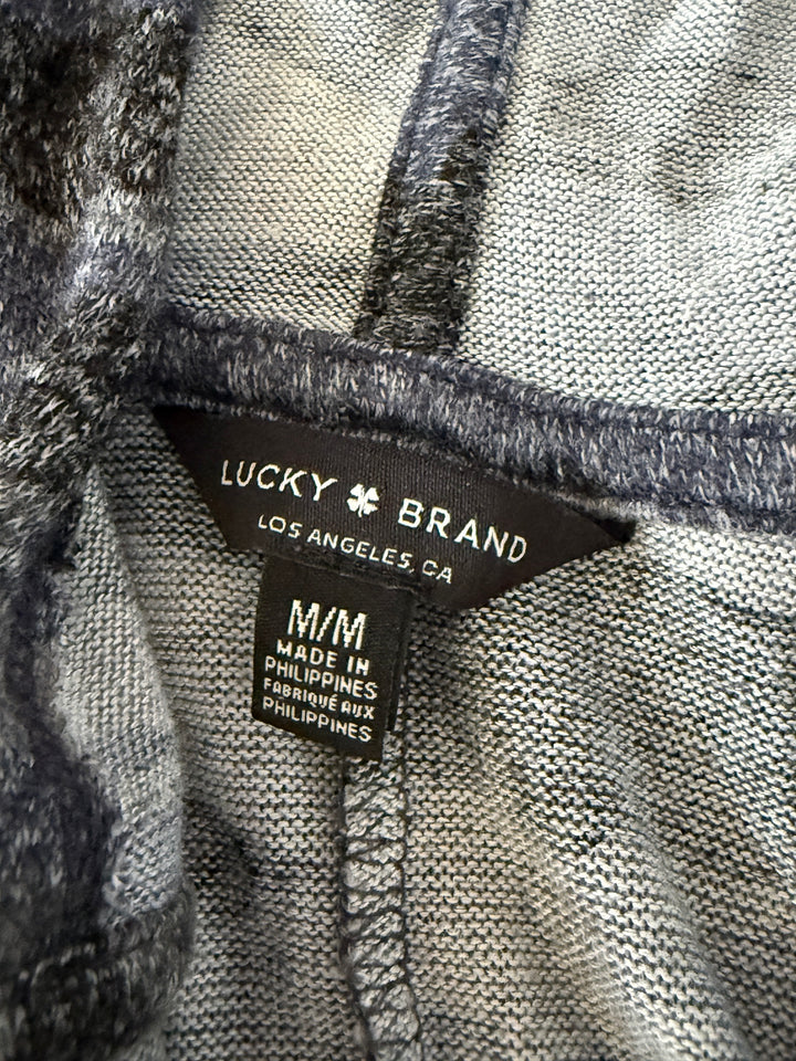 Lucky Brand Preowned great condition Size M Blue/black Cardigan
