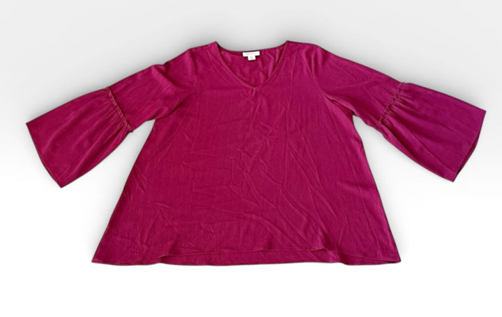 Style & Co. Preowned great condition Size 1X Burgundy Blouse