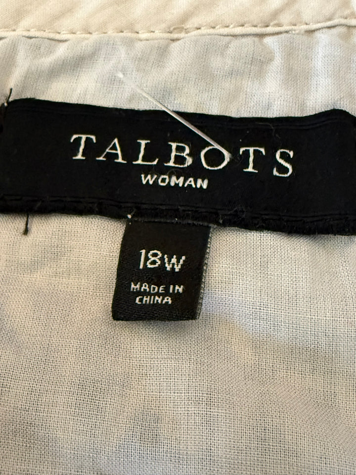 Talbots Preowned great condition Size 18 Blue/white Skirt