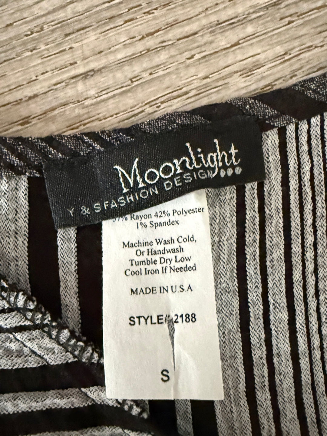 Moonlight Preowned great condition Size S black/gray Dress