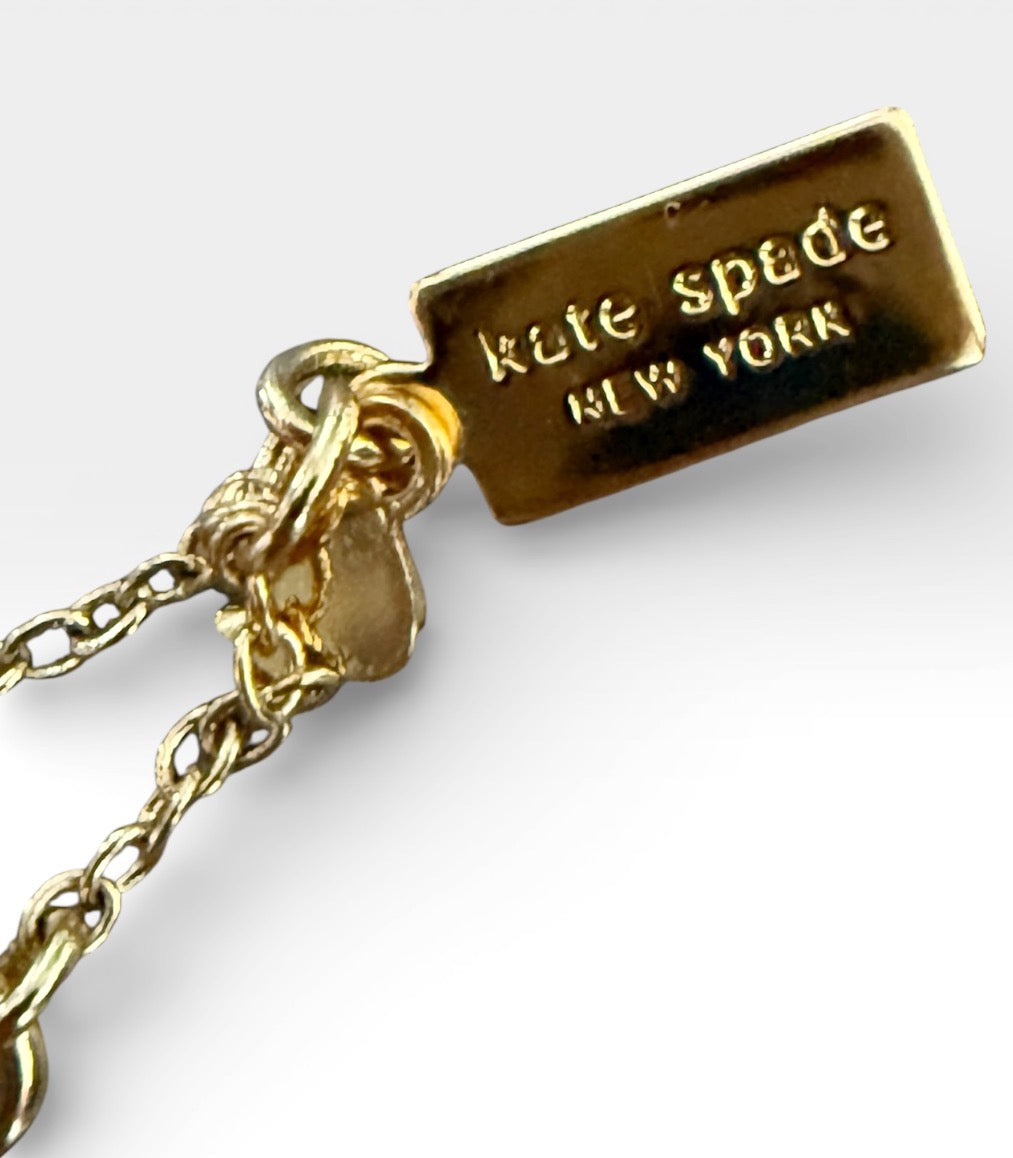Kate Spade New York Preowned great condition Gold Necklace fashion