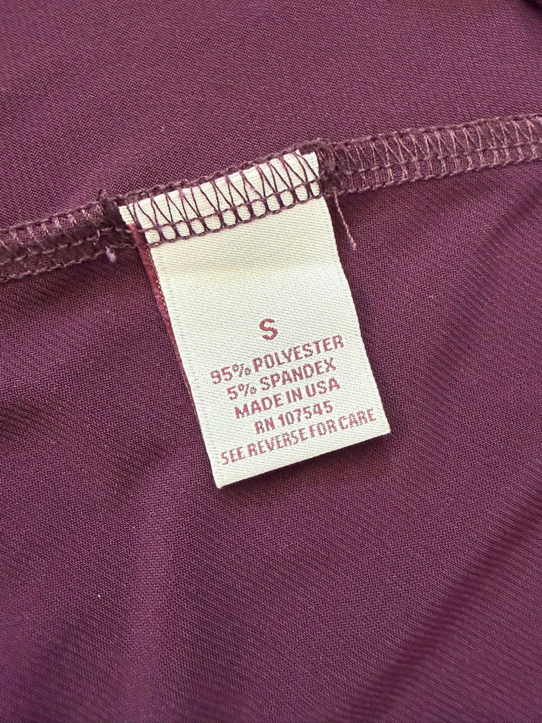 YVOS Preowned great condition Size S Plum Tunic