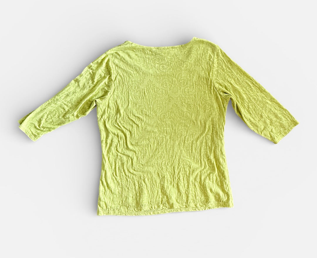 Coldwater Creek Preowned great condition Size L Green Blouse