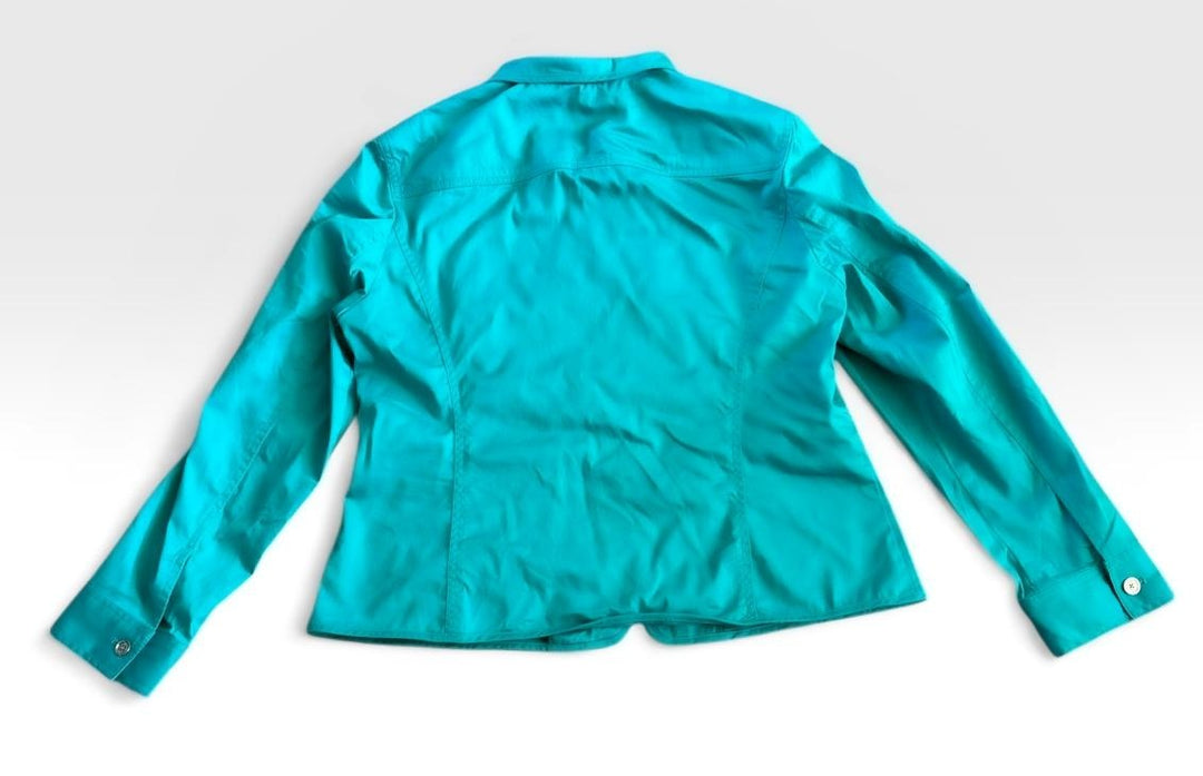 Jones New York Preowned great condition Size L Teal Jacket