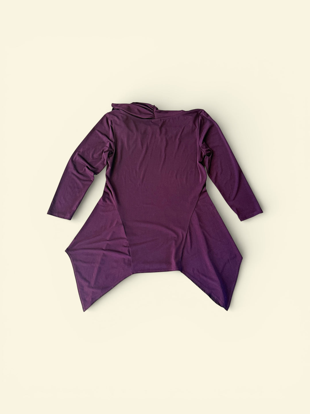 YVOS Preowned great condition Size S Plum Tunic