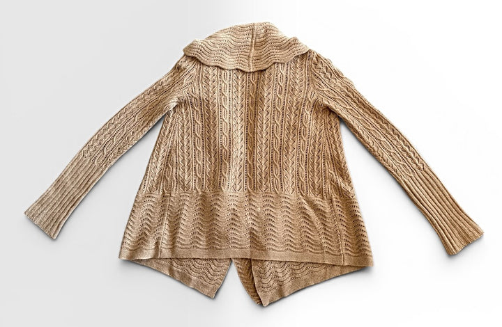 CALYPSO Preowned great condition Size M Tan Cardigan