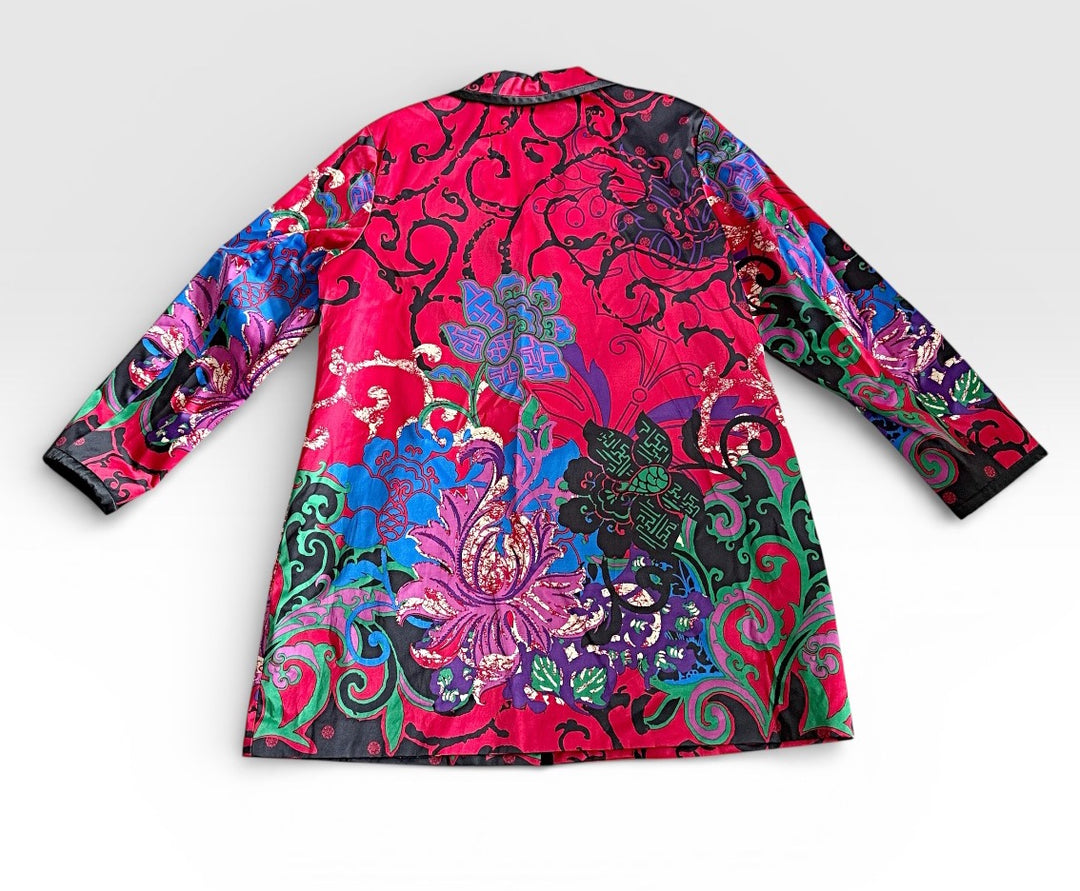 Chico's Preowned great condition Size 3 Red/multi Jacket