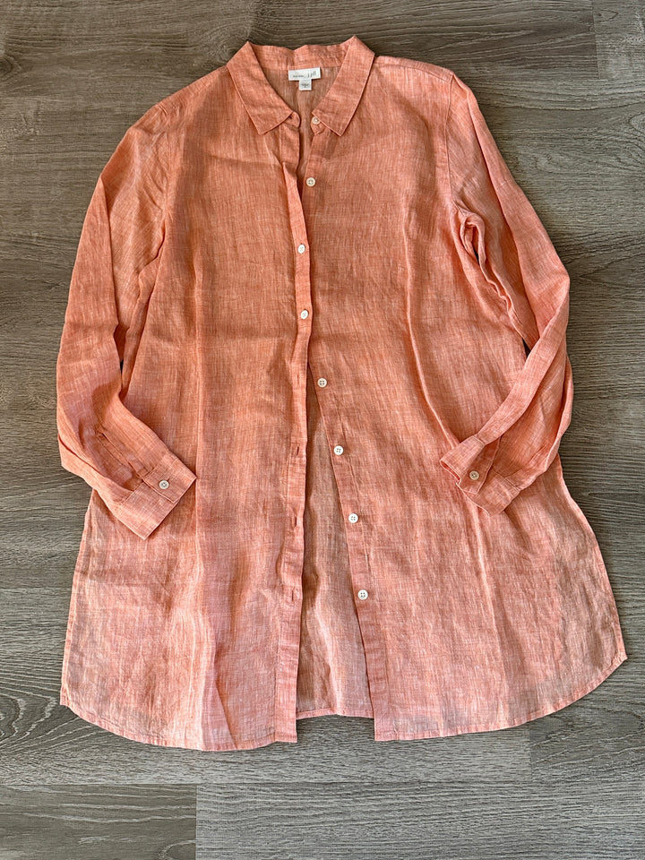 J.Jill Preowned great condition Size M Salmon Tunic