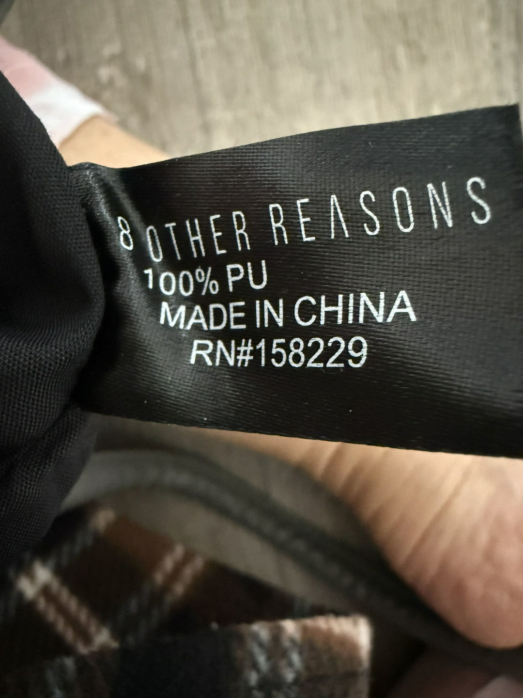 8 Other Reasons New W/out tags Gray Tote