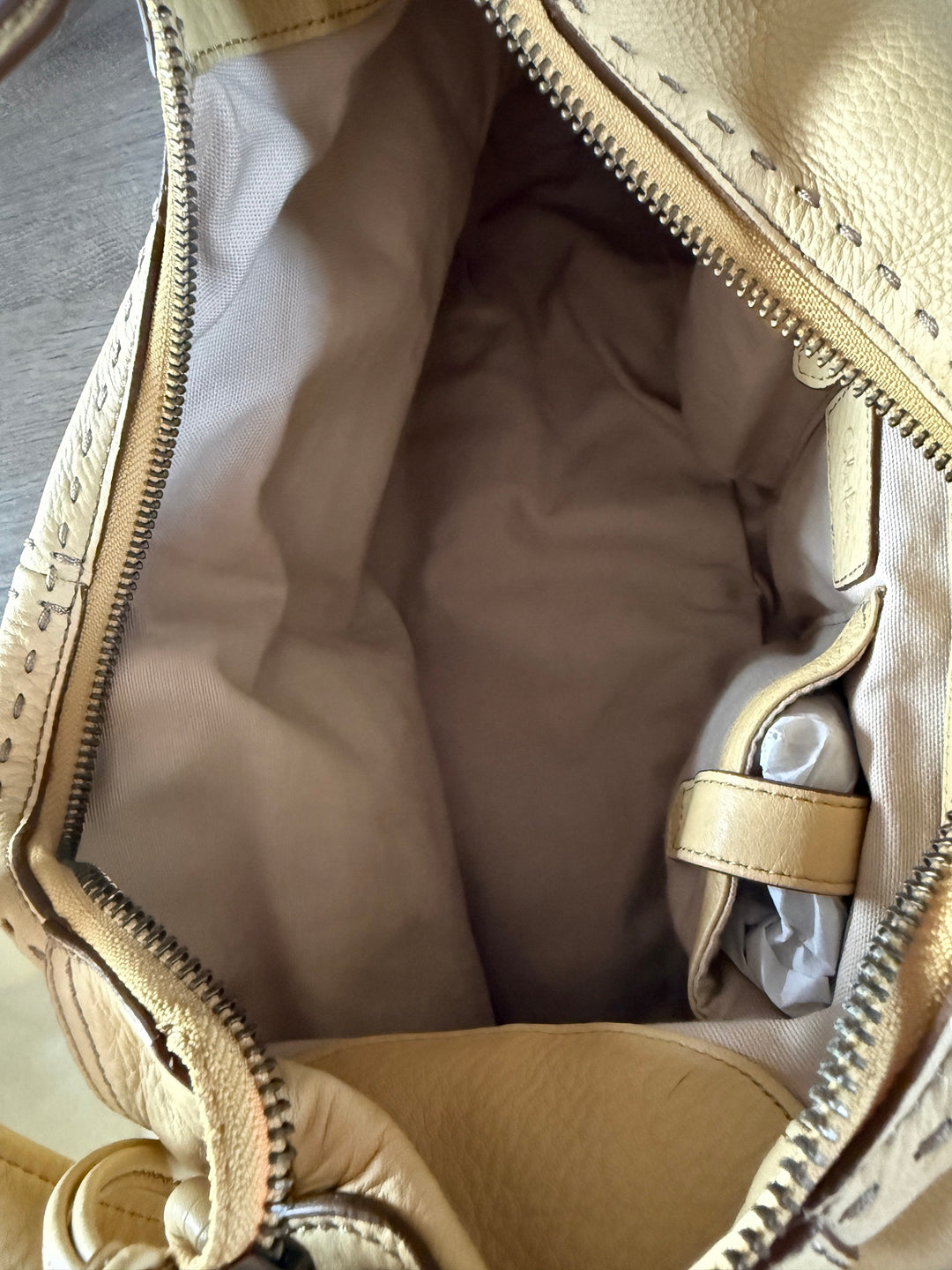 Cole Haan New With Tags Size L Yellow Purse