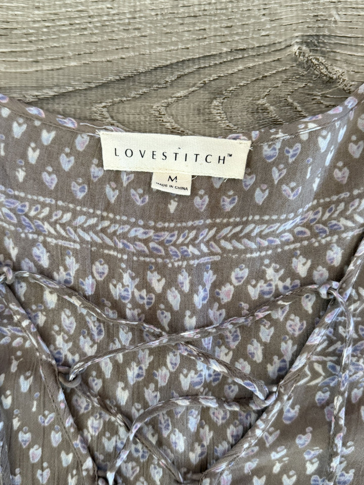 Lovestitch Size M Taupe Tunic