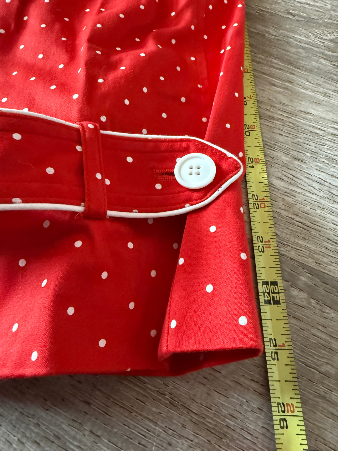 Bandolino Preowned great condition Size XL Red/White Trenchcoat