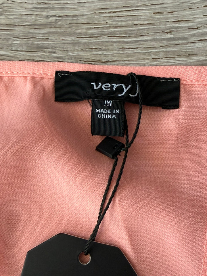 very J New With Tags Size M Peach Blouse