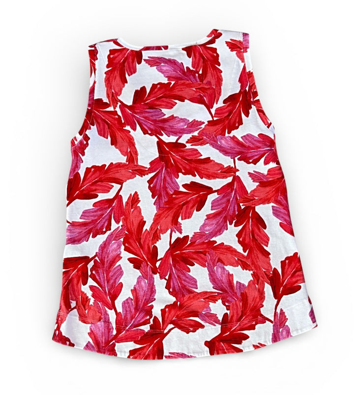 Chico's Preowned great condition Size 0 (M) White/Pink Top