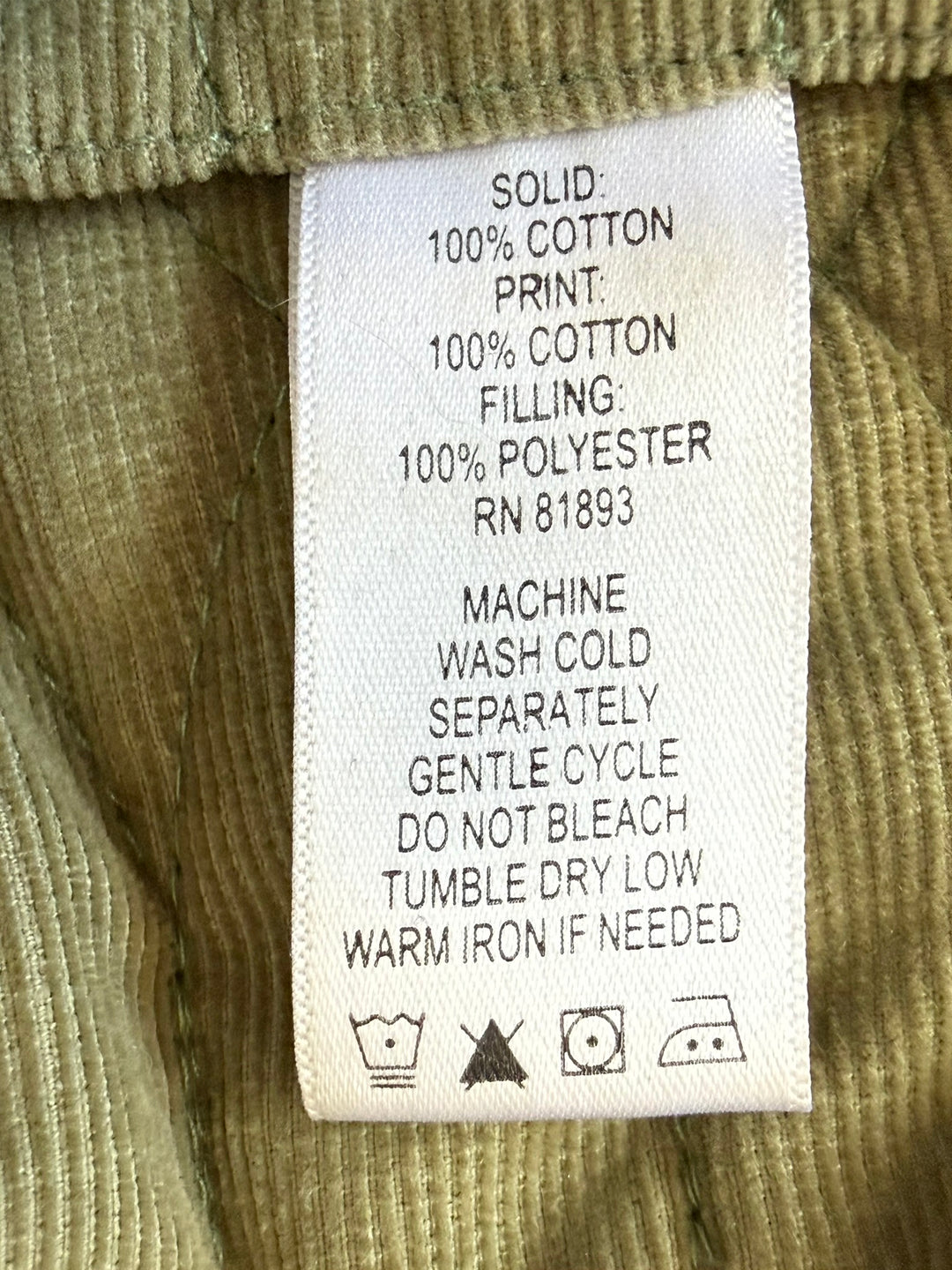 D & Co Preowned great condition Size XL Olive Jacket