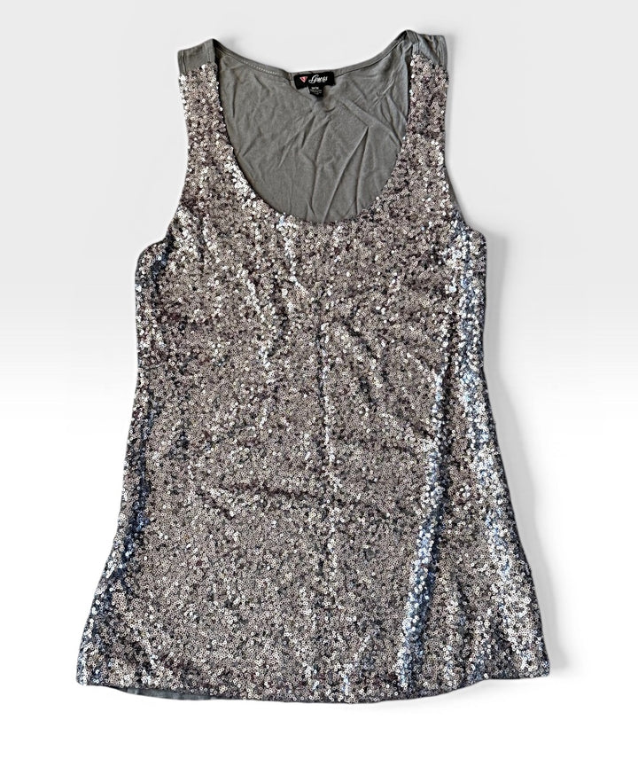 Guess Size M Gray Tank Top