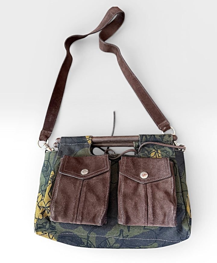 Miu Miu Preowned great condition Size M Green & Brown Purse