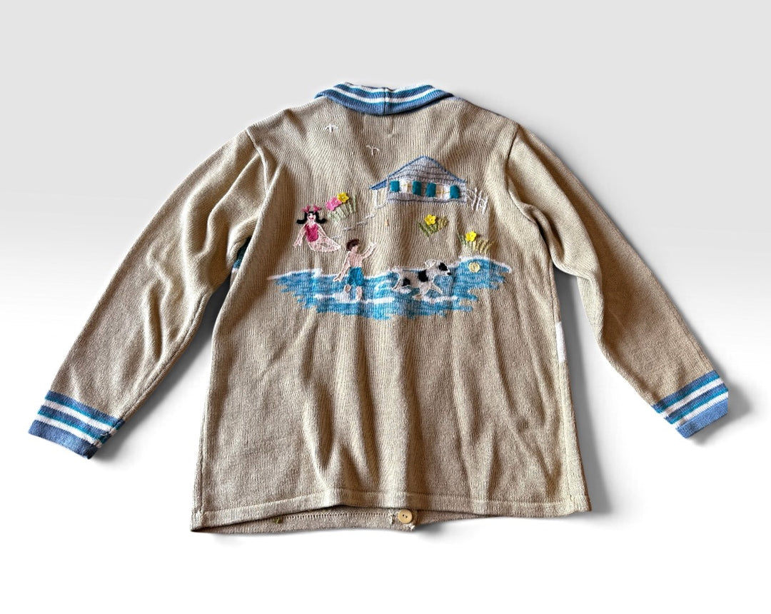 Storybook Knits Preowned great condition Size M Multi Cardigan