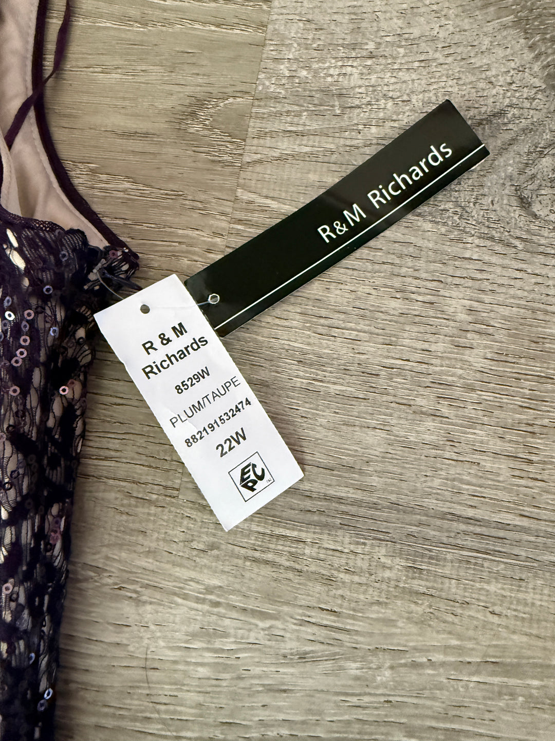 R&M Richards Size 22 Plum Dress dressy