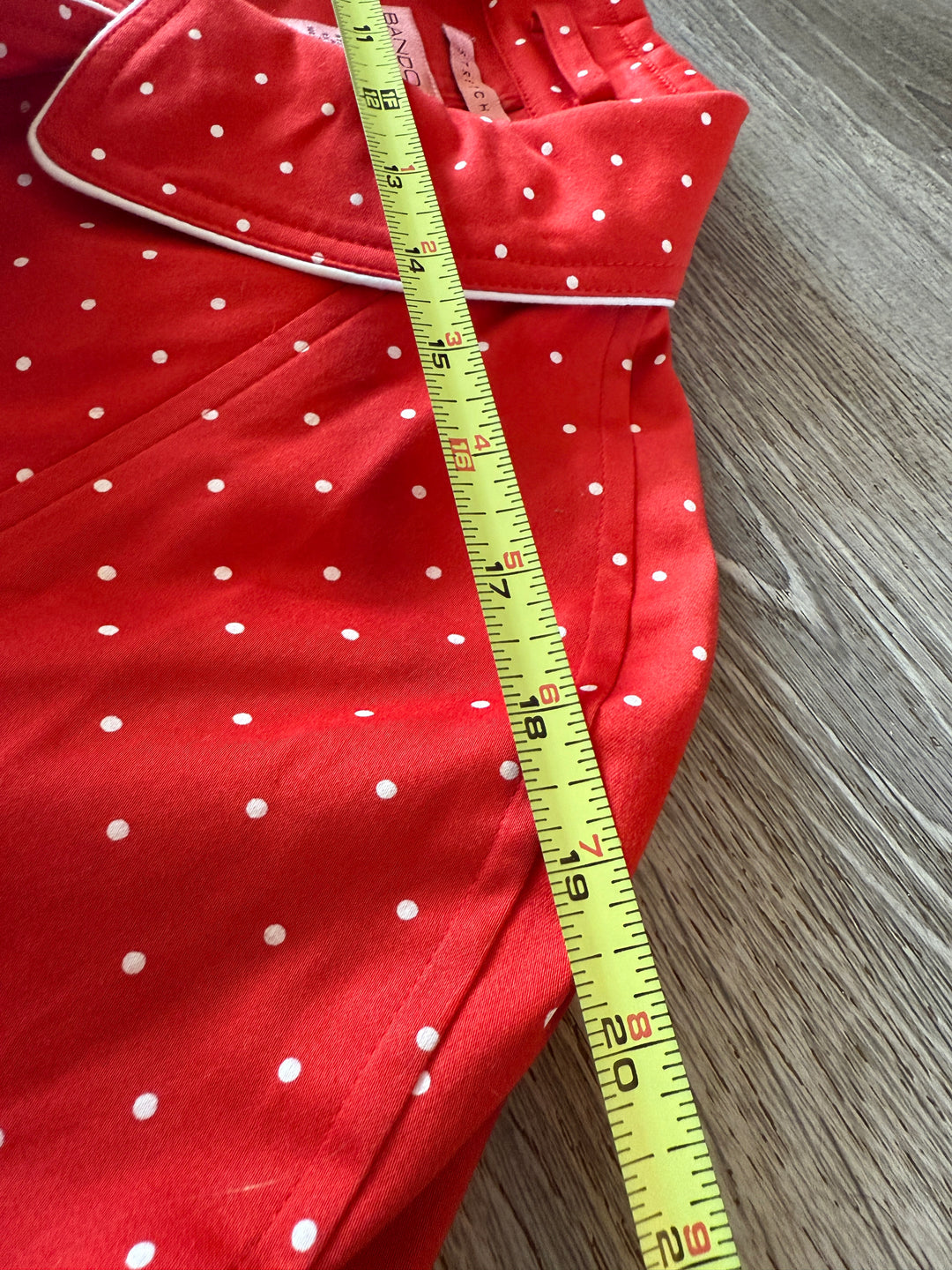 Bandolino Preowned great condition Size XL Red/White Trenchcoat