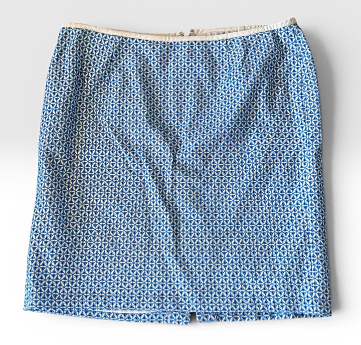Talbots Preowned great condition Size 18 Blue/white Skirt
