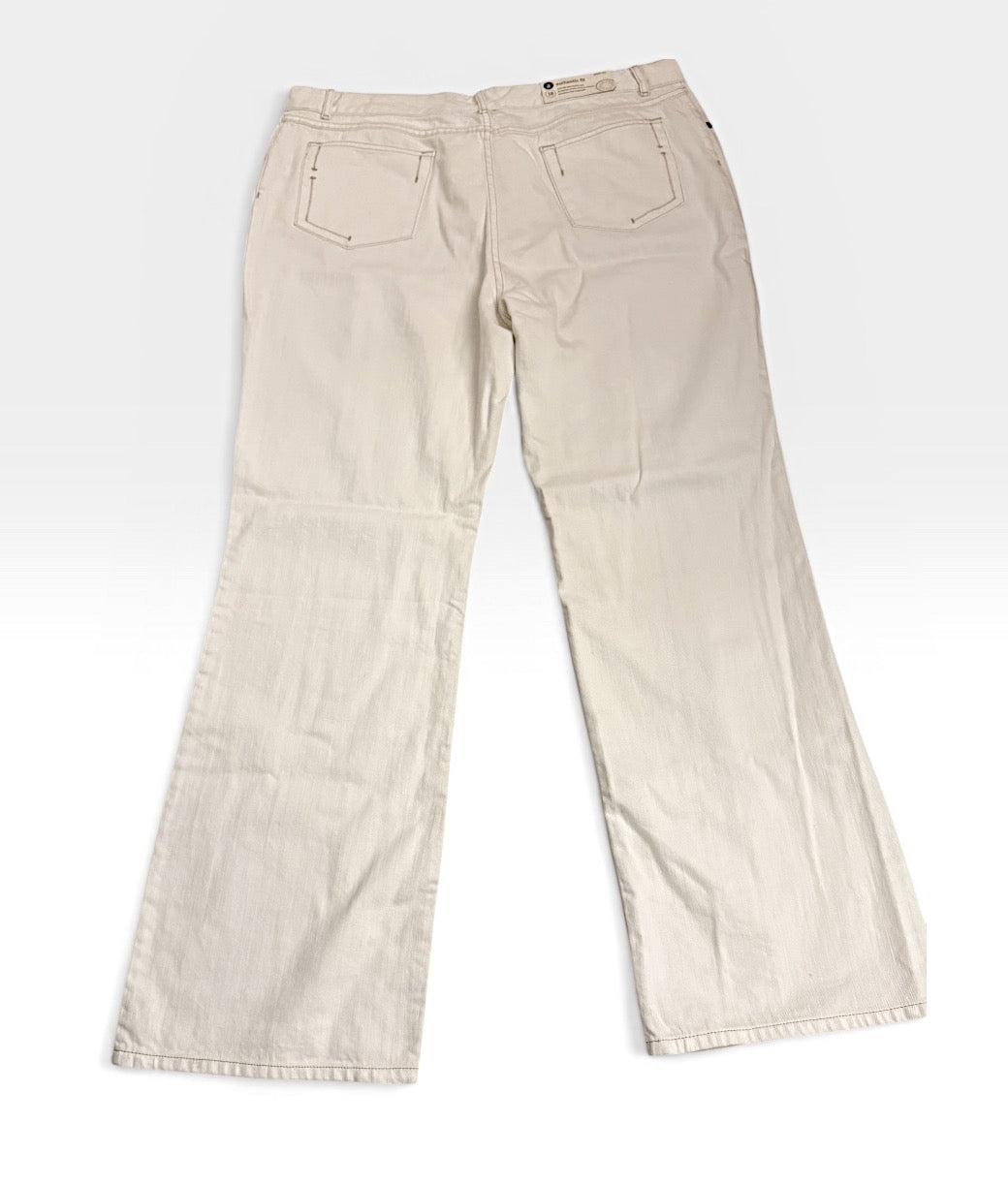 J.Jill New With Tags Women Size 18 Off White Jeans
