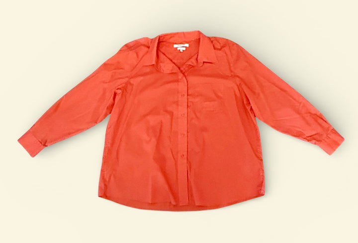 Foxcroft Preowned great condition Size 20 Coral Blouse