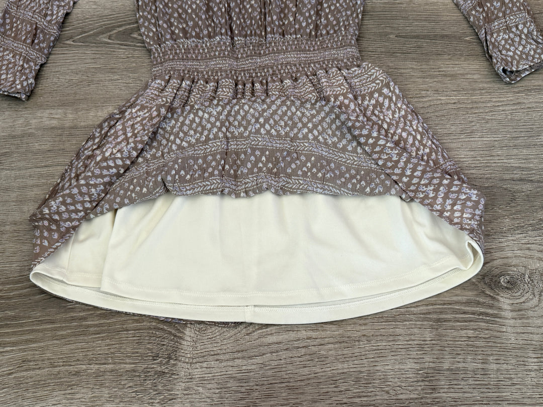 Lovestitch Size M Taupe Tunic