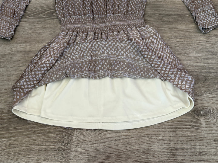 Lovestitch Size M Taupe Tunic