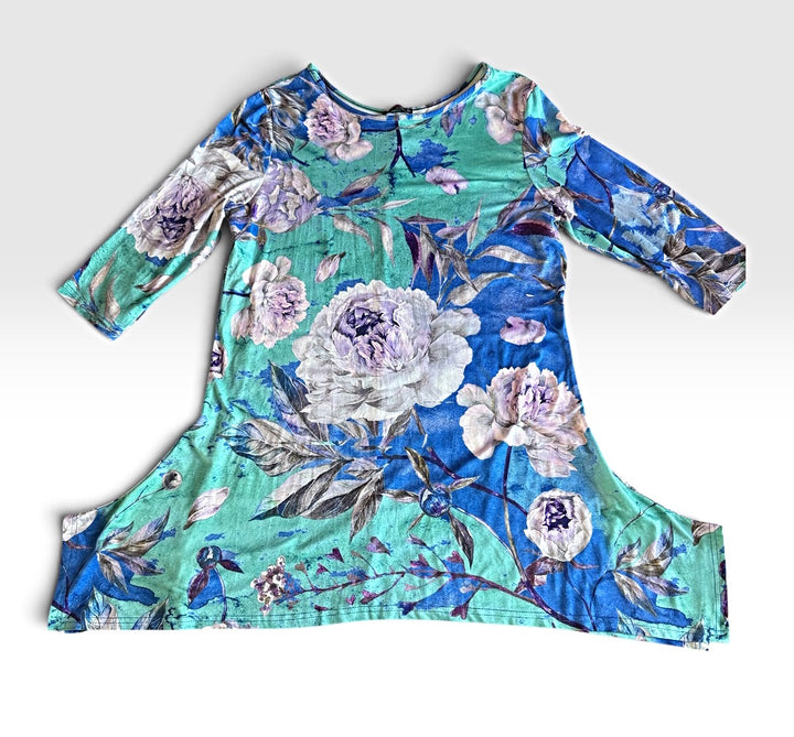 Azalea Preowned great condition Size 1X green/blue/multi Tunic