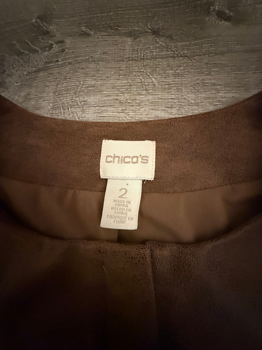Chico's Preowned great condition Size 2 Brown Vest