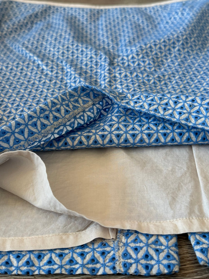 Talbots Preowned great condition Size 18 Blue/white Skirt