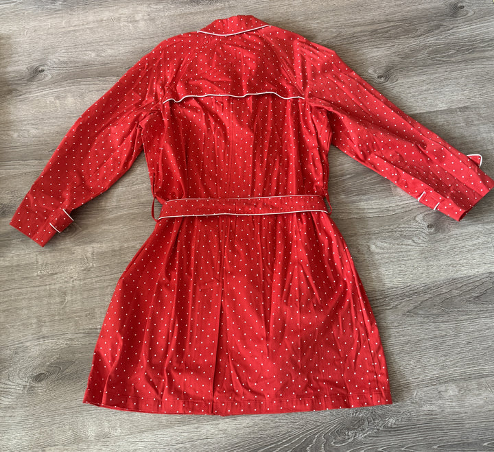 Bandolino Preowned great condition Size XL Red/White Trenchcoat