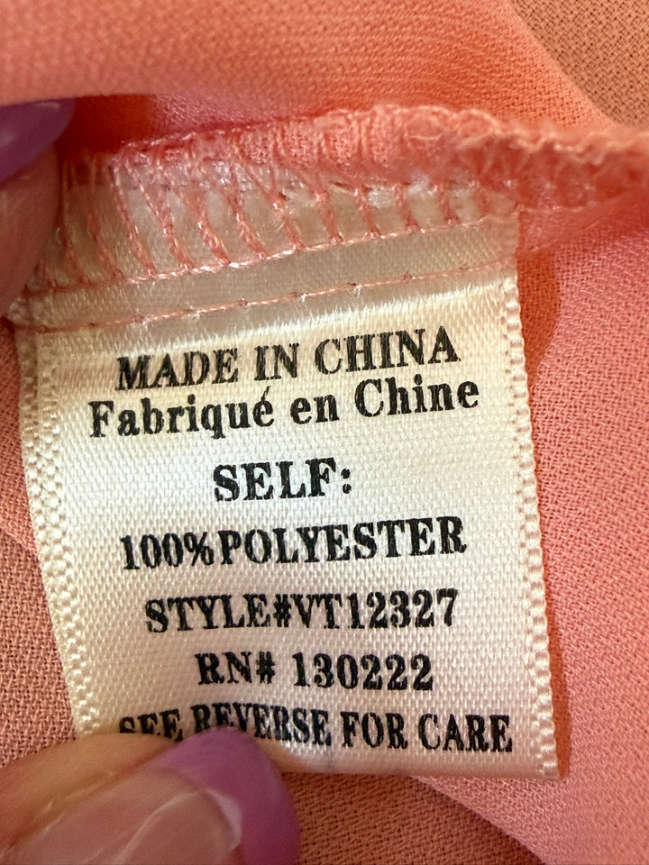 very J New With Tags Size M Peach Blouse