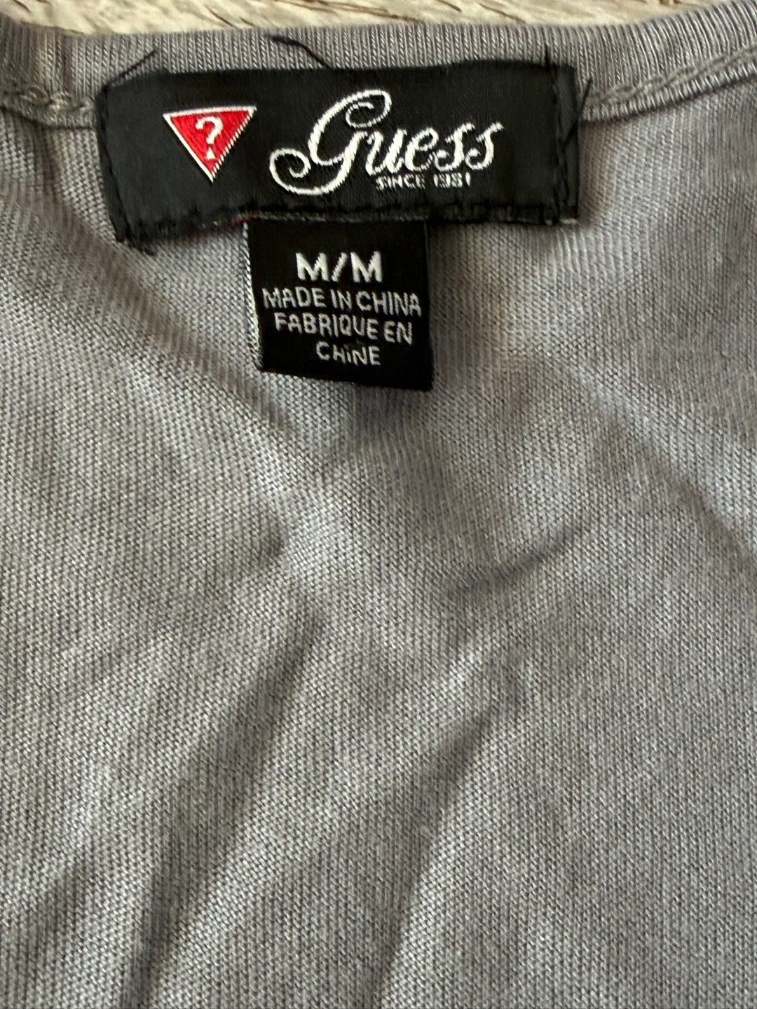 Guess Size M Gray Tank Top