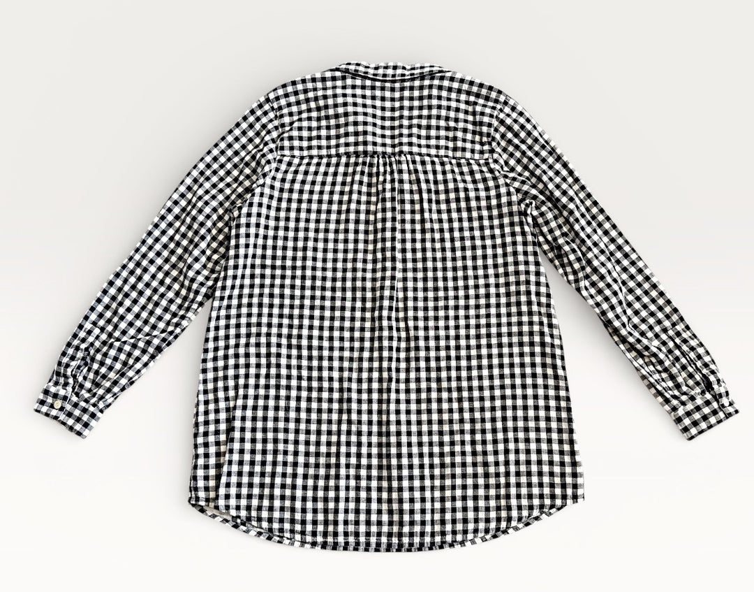 J.Jill Preowned great condition Size S Black/Ivory Tunic