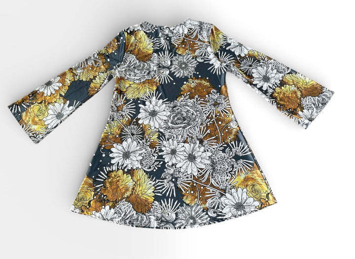 Lily New With Tags Size XL Gray/yellow Dress