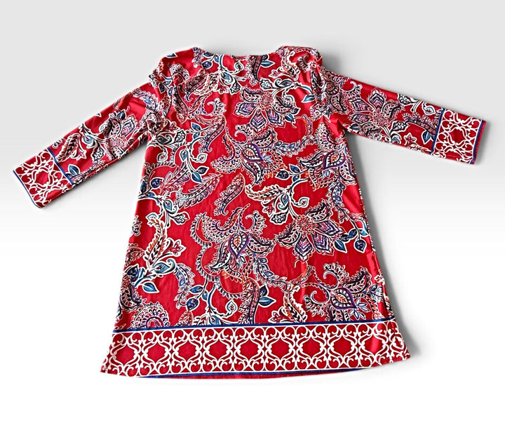 Star Vixen Preowned great condition Size M Red/multi Tunic