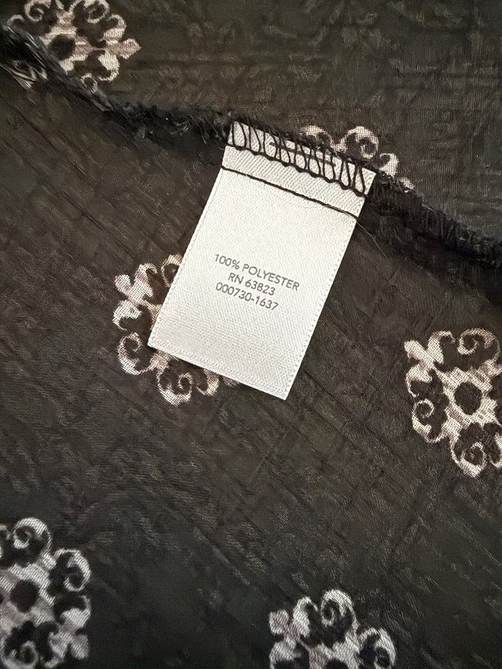 Christopher & Banks Size PL Black/white Cardigan