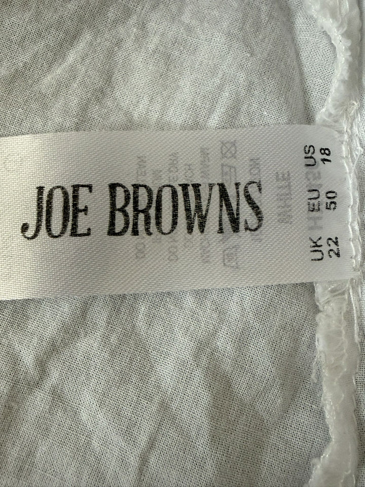 Joe Browns Preowned great condition Size 2X Blue/white Top