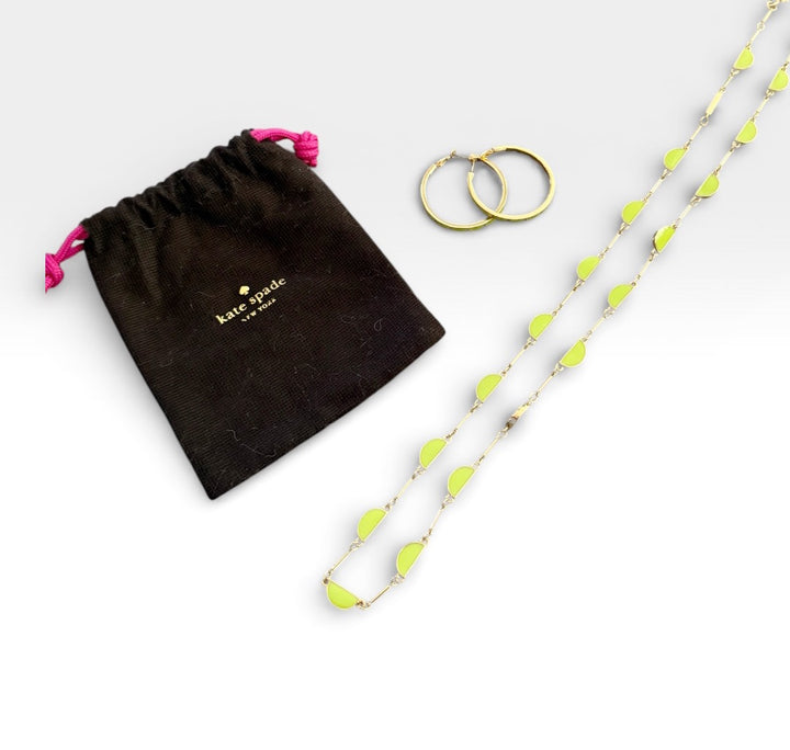 Kate Spade New York Preowned great condition Gold Necklace fashion