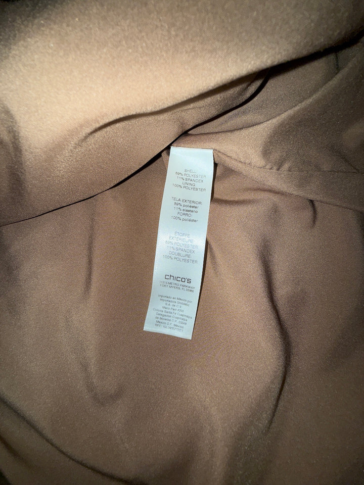 Chico's Preowned great condition Size 2 Brown Vest