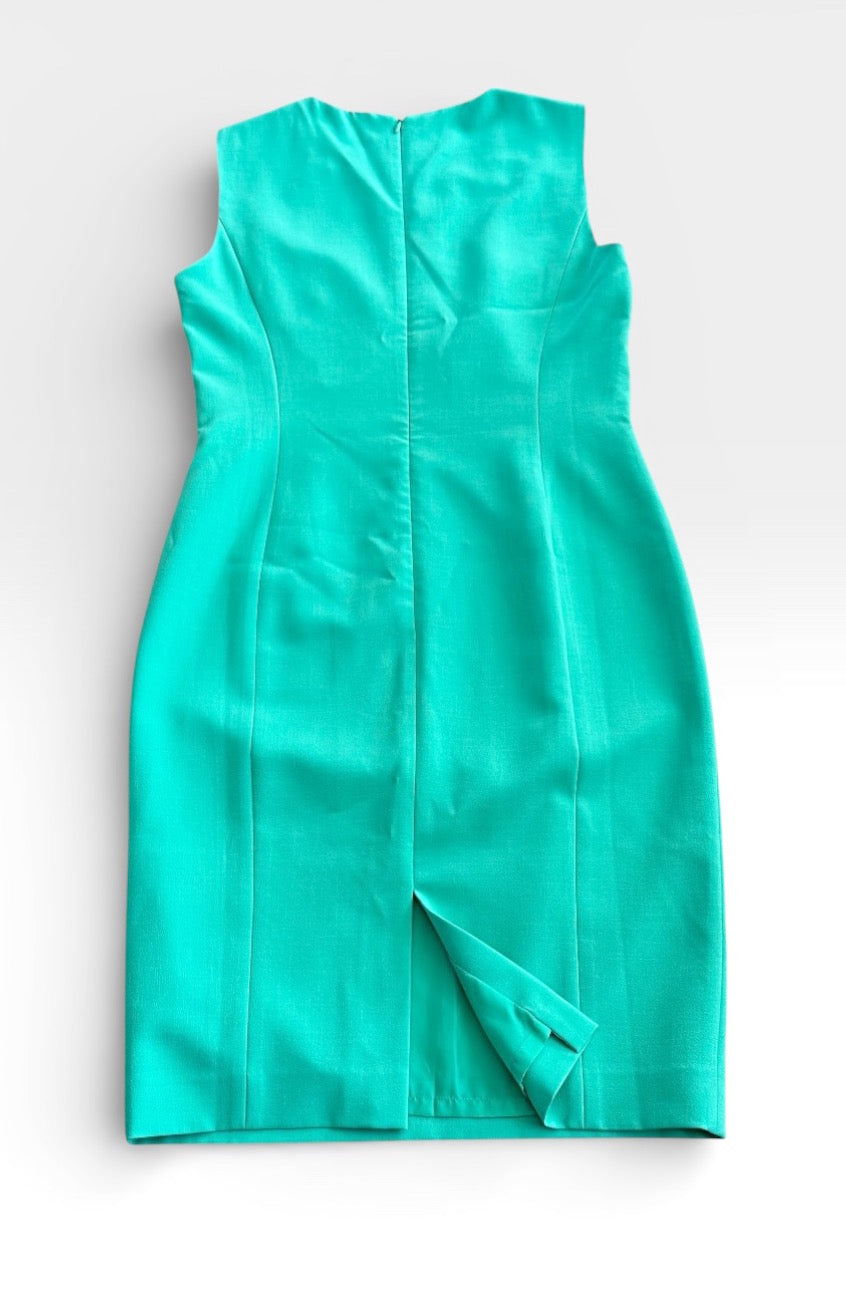 Black Label by Evan Picone Preowned great condition Size 4 Green Dress