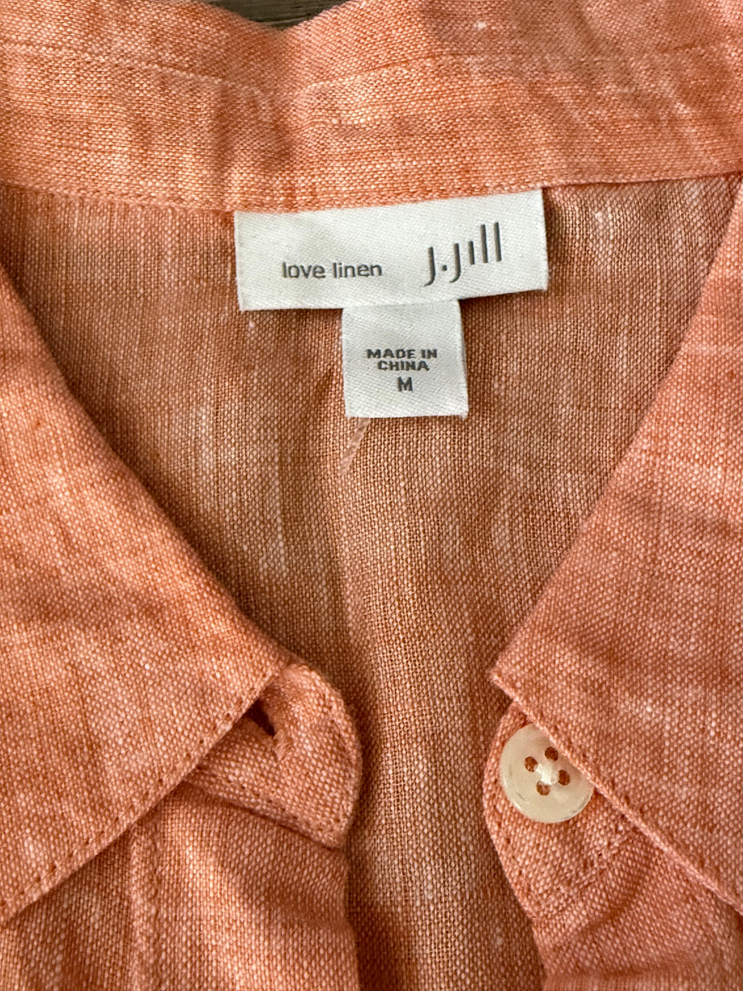 J.Jill Preowned great condition Size M Salmon Tunic