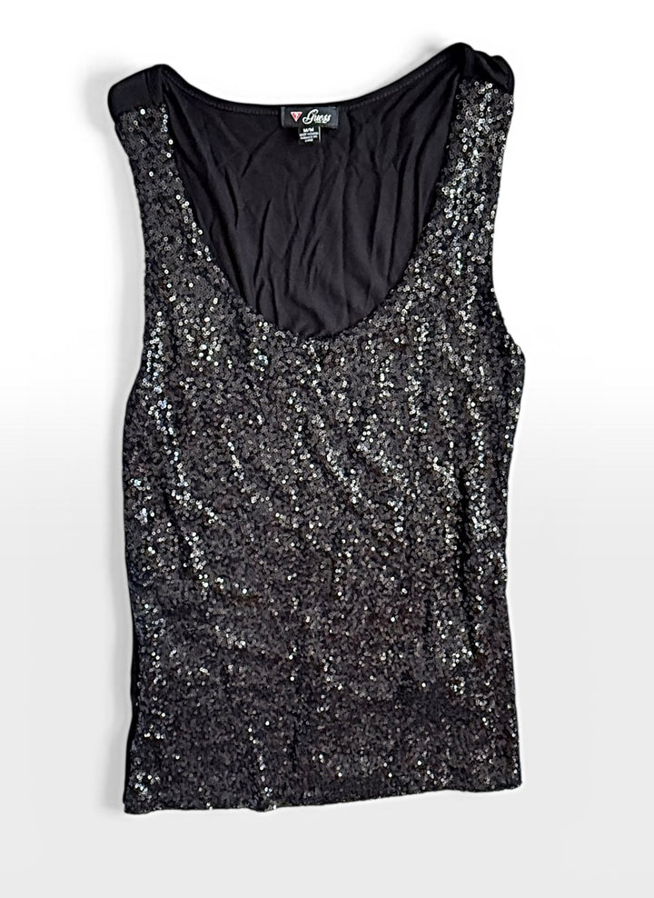 Guess Preowned great condition Size M Black Tank Top